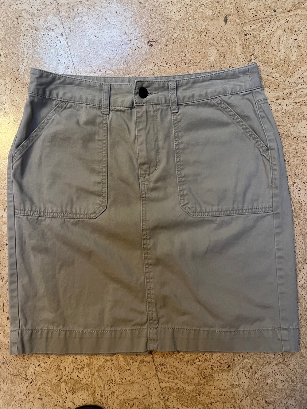 Merona khaki skirt size 6